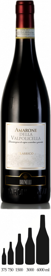 Amarone della Valpolicella Classico D.O.C.G. - Brunelli - Corvina Veronese, Rondinella, Corvinone